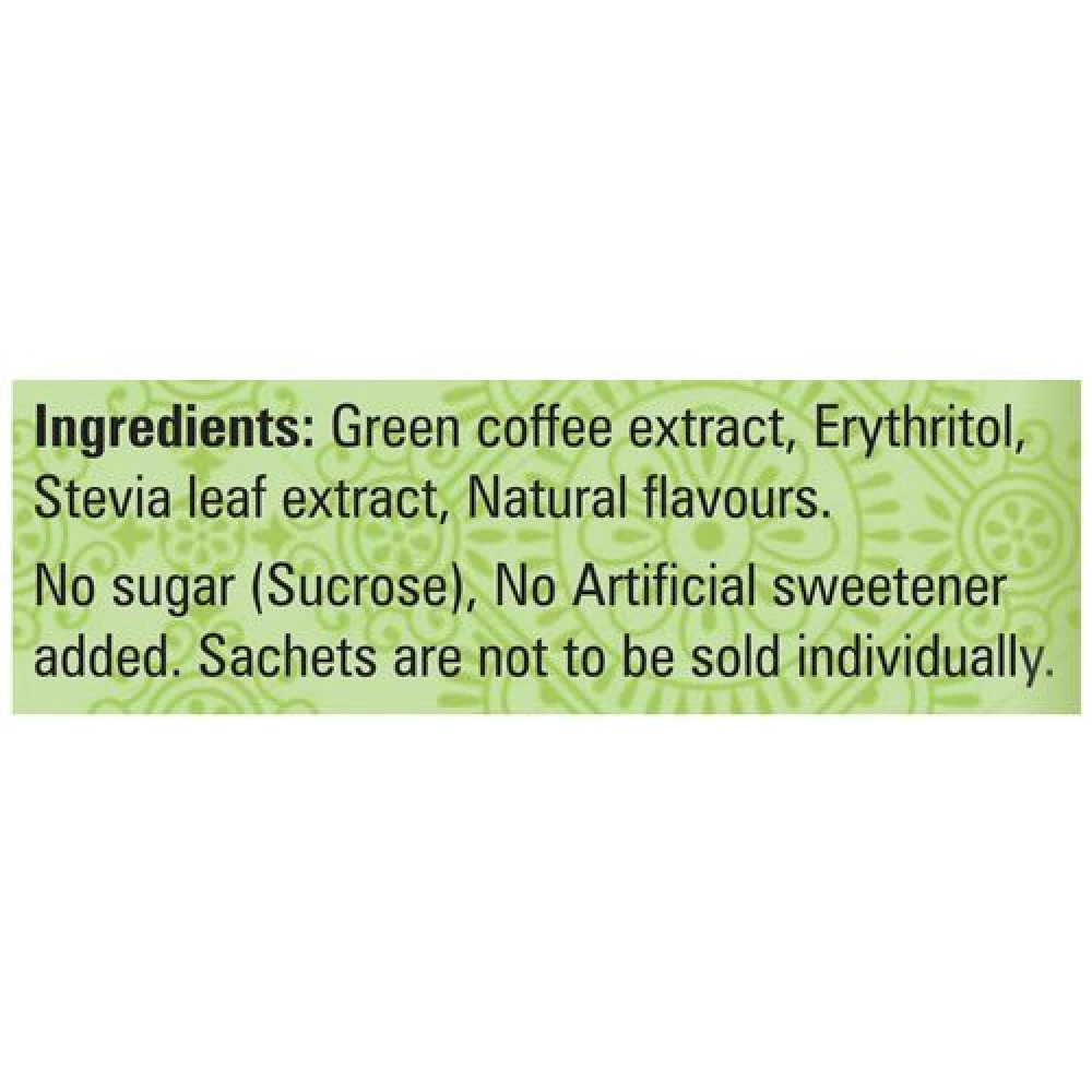 Zindagi Instant Green Coffee With Lemon Extracts & Stevia, 20 Sachets-3.webp